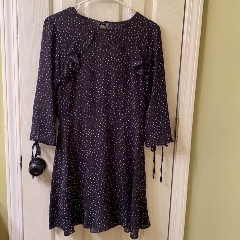 TopShop Navy Mini Dress with Stars, Size 6!